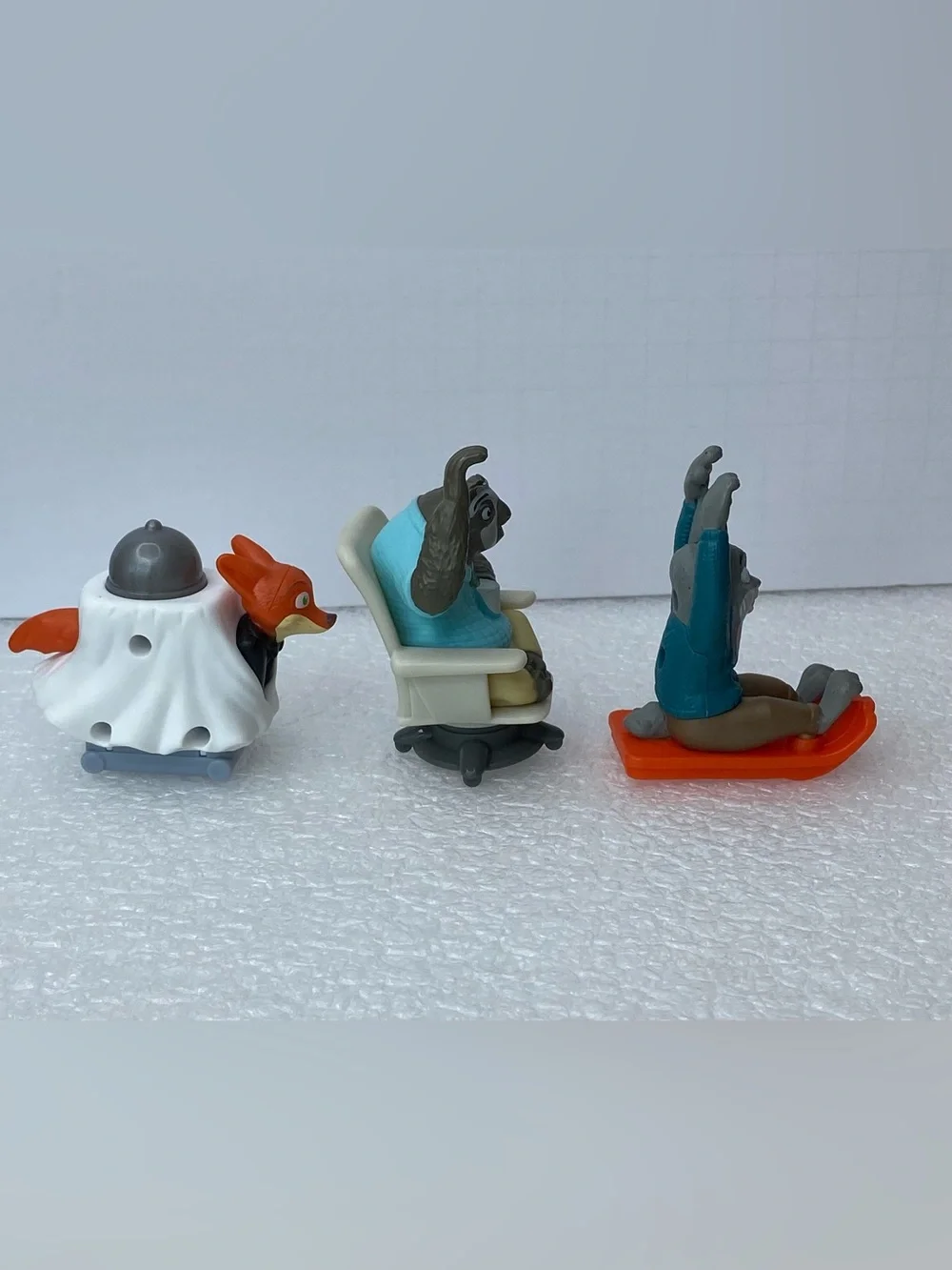 Lot of 3 Disney Zootopia 2 McDonalds Happy Meal Toys Figures